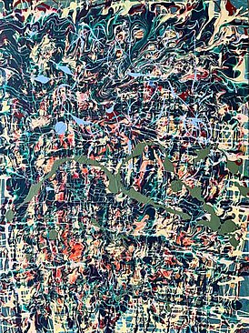 Viele Linien, viele Wege, Lebenswege, ein Bild mit vielen bunten Linien
