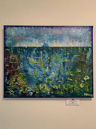 #Boat, Acryl on Canvas, 40x50cm
